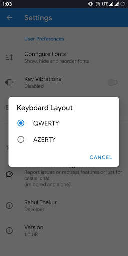 CoolFonts Keyboard  - Cool and stylish fonts स्क्रीनशॉट 8