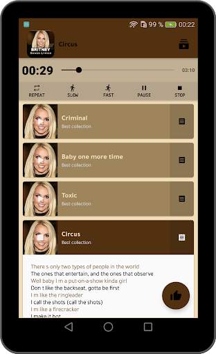 Britney Spears Songs Lyrics Offline (New Version) screenshot 13