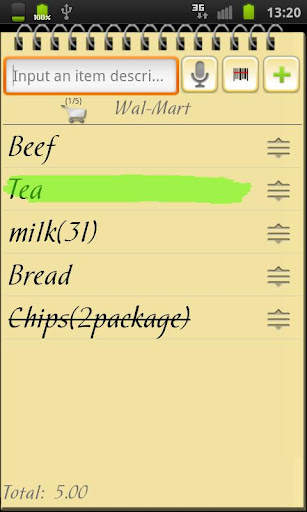 Shopping List screenshot 2