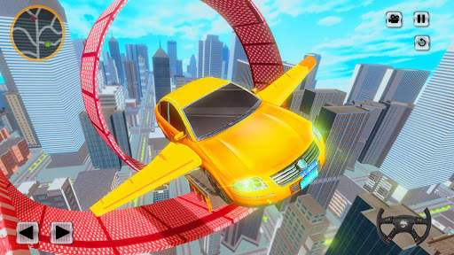 Flying Car Derby Crash Stunts & Car Racing screenshot 13