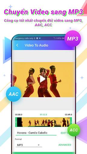 Chuyển Video Sang MP3 & Cắt Video, Nén Sửa Video screenshot 2