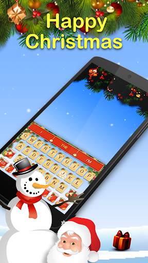 🎁Christmas Keyboard Theme - Merry Christmas 🎁 screenshot 1