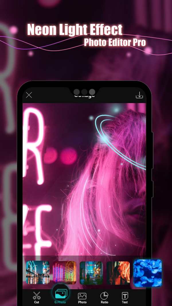 Neon Light Effect Photo Editor Pro screenshot 4
