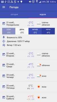 Weather Forecast скриншот 2