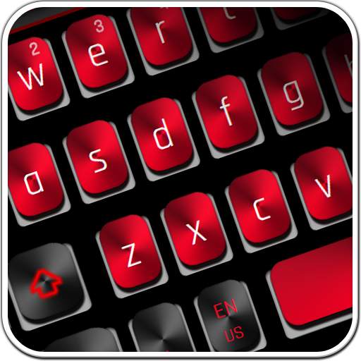 Black Red Keyboard 10001013