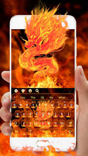 Fiery Dragon Keyboard Theme screenshot 3