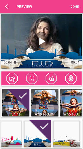 Ramadan/Eid Mubarak Video Maker : Eid Status Maker screenshot 5