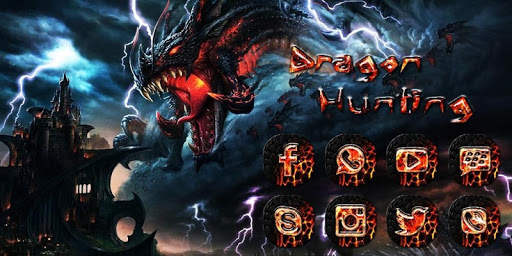 Dragon Roar Lightning Theme screenshot 4