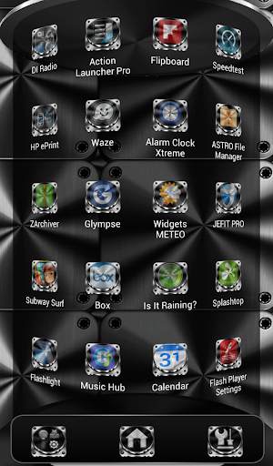 Next Launcher Theme Metalworks screenshot 7