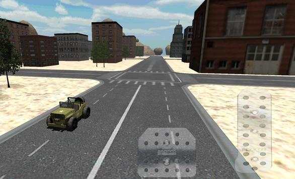 Military Jeep Driving In Snow screenshot 3