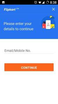 FlipKart app With FB Twitter Gmail (245kb) screenshot 8