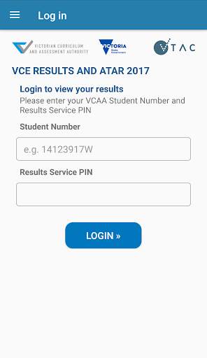 VCE Results and ATAR screenshot 2
