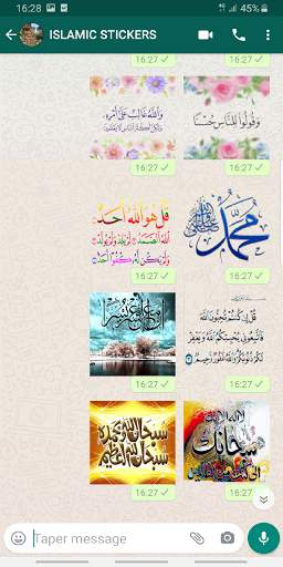 Islamic Stickers for whatsapp-WASTICKERAPPS screenshot 3
