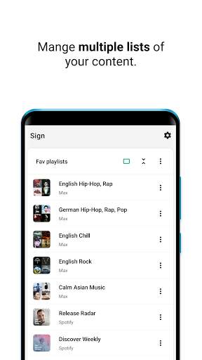 Sign - Homescreen Widgets for Spotify screenshot 9