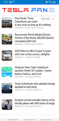 Tesla Fan News screenshot 3