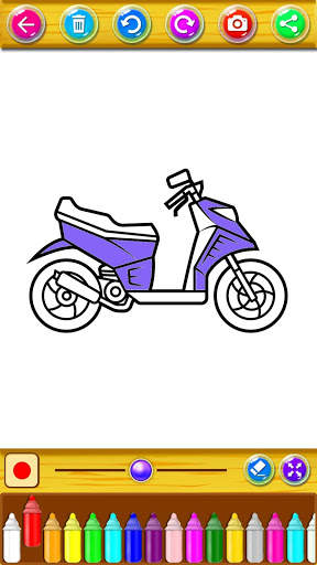 Mewarnai Motor Ninja screenshot 3