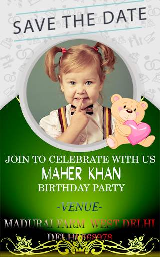 birthday invitation card maker HD 2020 screenshot 6