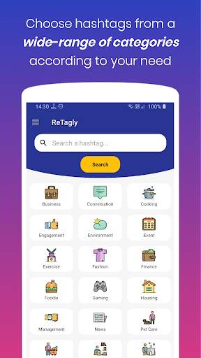 ReTagly - Trending & Popular Instagram Hashtags screenshot 2