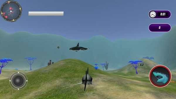 Crim Fish Hunter Shark  And Grow screenshot 1