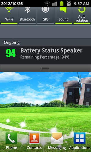 Battery Status Speaker screenshot 4