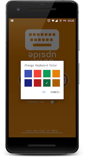 Upside Down Text Keyboard screenshot 6