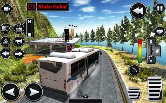 Off-road Pelatih Simulator Bus 18-Tour Transport screenshot 5
