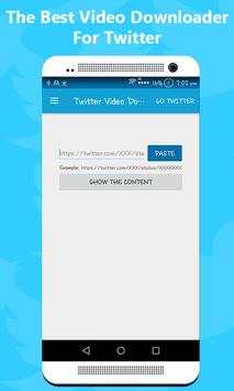 Twitter Video Downloader screenshot 1