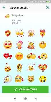 Emoticons stickers for whatsapp screenshot 4