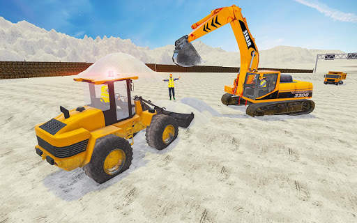 Offroad Snow Excavator Crane Sand Transport Truck screenshot 3
