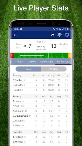 Football NFL Live Scores, Stats, & Schedules 2021 screenshot 3