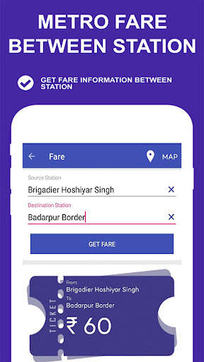 Delhi Metro Route Map And Fare screenshot 6
