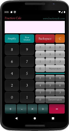 Fraction Calc - Fraction Calculator screenshot 1