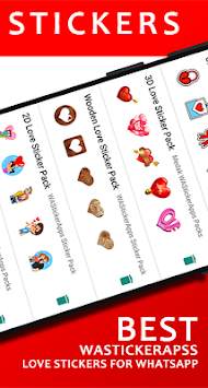Love Stickers ❤ WAStickerApps download Love Emojis screenshot 3