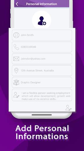 Resume Maker Builder 2020 : CV PDF Maker screenshot 3