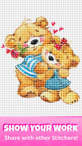 Cross Stitch Gold: สีตามหมายเลขรูปแบบการตัดเย็บ screenshot 8