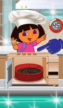 Hot Cooking Dora Cake-Crazy Kitchen Game screenshot 8