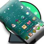 christmas go launcher theme icon