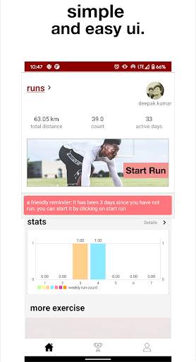 My Run Tracker - Running App screenshot 2