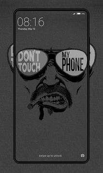 Don't Touch My Phone Wallpaper screenshot 2