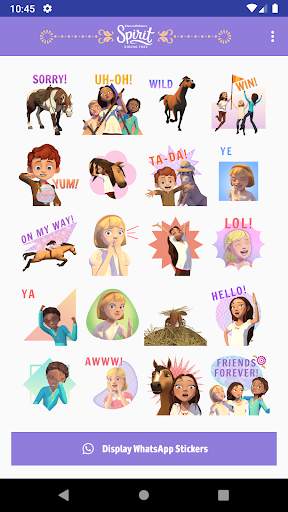 DreamWorks Spirit Riding Free Stickers screenshot 3