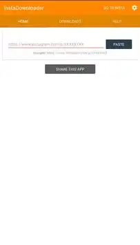 instaDownloader screenshot 1
