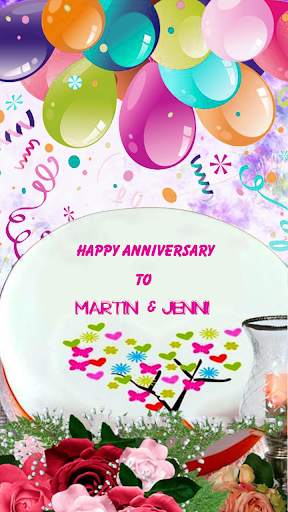 Name On 3D Anniversary Cake screenshot 2