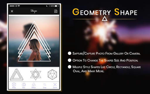 Shape Photo Editor - Geometry Camera screenshot 1