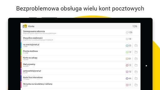 Onet Poczta - aplikacja e-mail screenshot 7