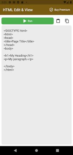 HTML Edit & View screenshot 2