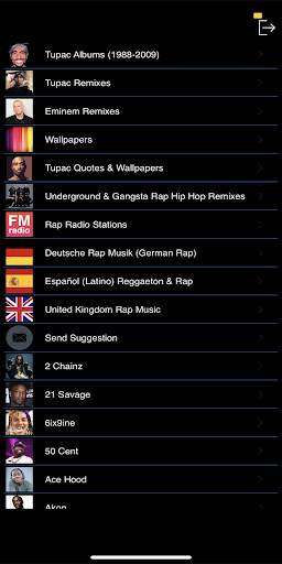 Rap Music - Tupac and Rap & Reggaeton screenshot 2