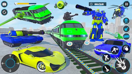 Real Robot Transform Car Game screenshot 3
