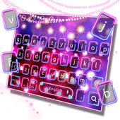 Sparkling Neon Lighting keyboard Theme icon