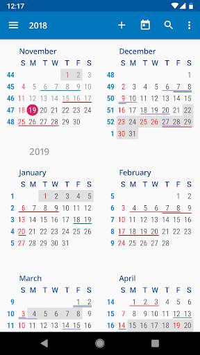 aCalendar - a calendar app for Android screenshot 5