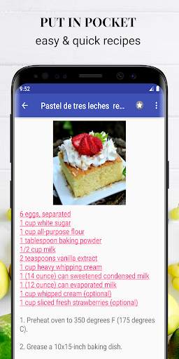 Cake recipes for free app offline with photo screenshot 3